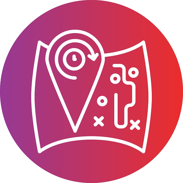 Diseño vectorial Tours de todo el día Estilo de icono