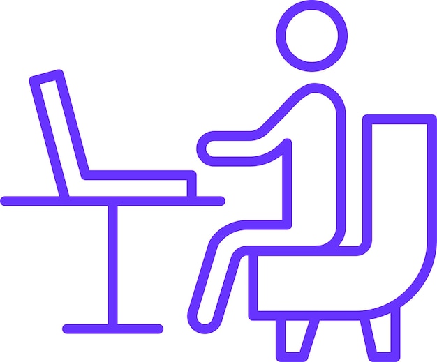 Diseño vectorial trabajando en el estilo del icono del sofá