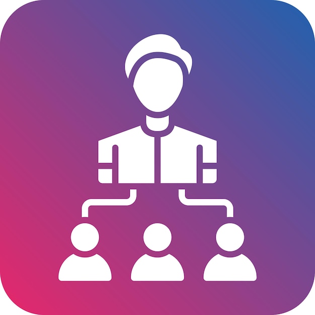 Diseño vectorial Trabajo en equipo Estilo de icono