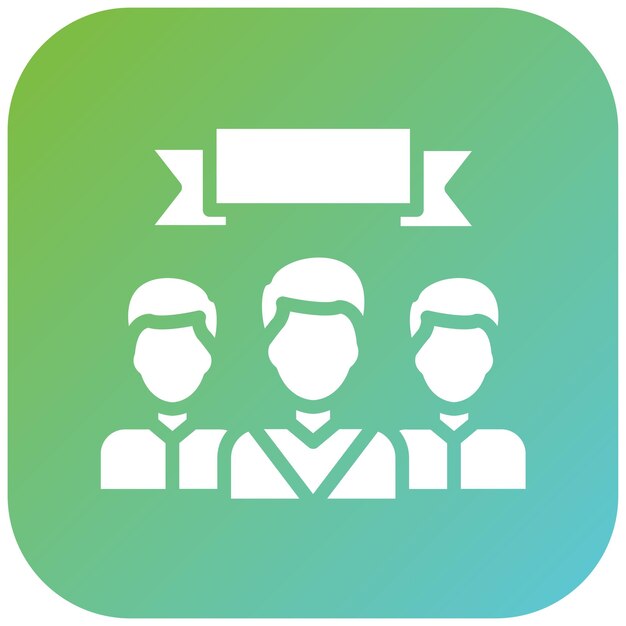 Diseño vectorial Trabajo en equipo Estilo de icono