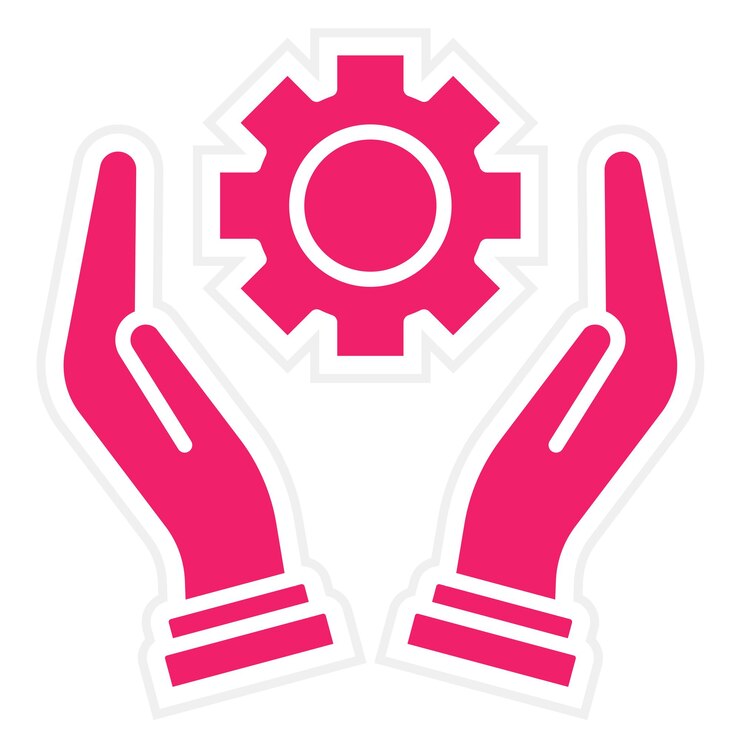 Vector diseño vectorial trabajo en equipo estilo de icono