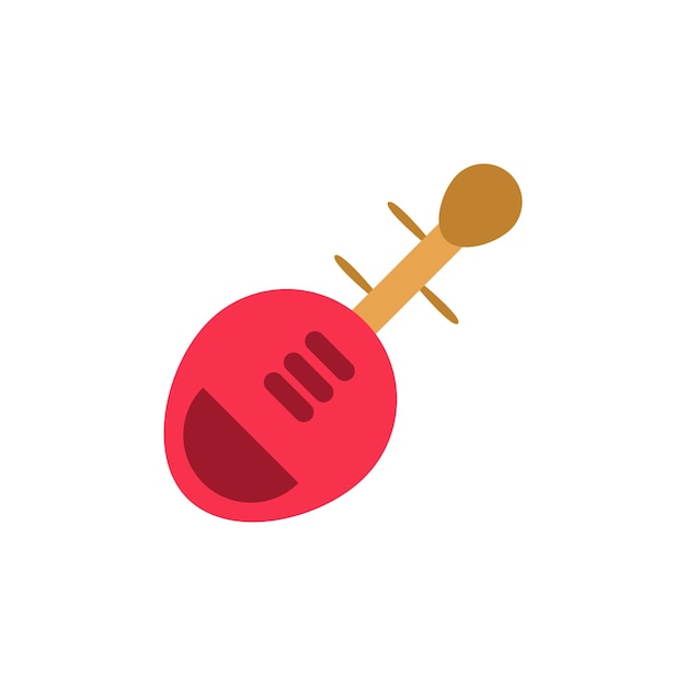 Diseño vectorial tradicional de la guitarra