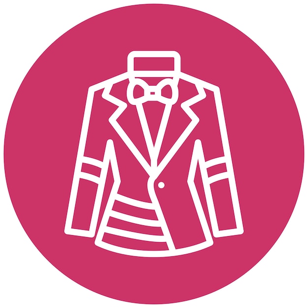 Diseño vectorial de trajes de bodas para hombres