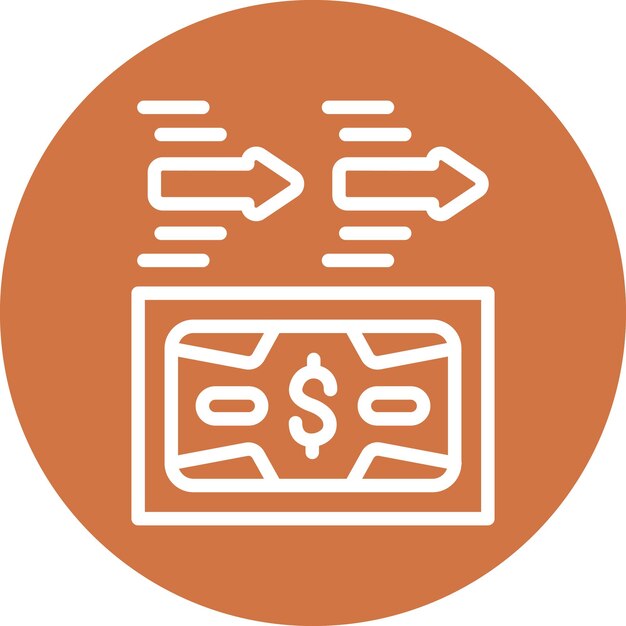Diseño vectorial Trasferencias rápidas Estilo de icono