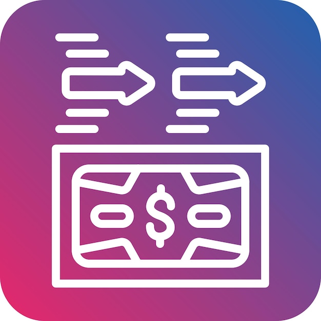 Diseño vectorial Trasferencias rápidas Estilo de icono