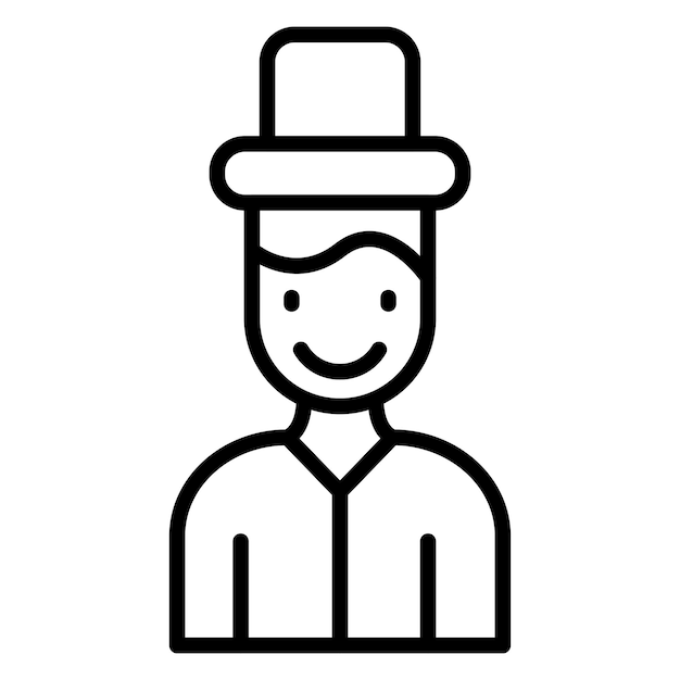 Diseño vectorial de trastorno de personalidad sádica Estilo del icono