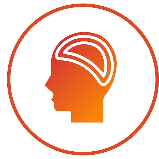 Diseño vectorial de los trastornos psicóticos Estilo del icono