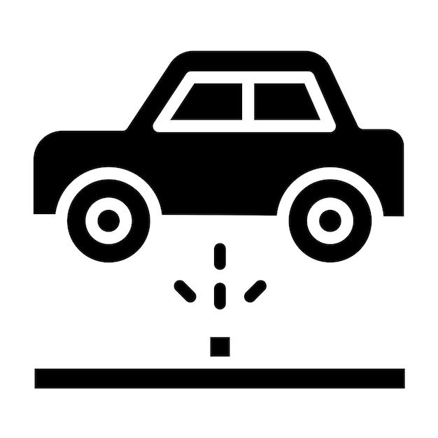 Diseño vectorial del tren de aterrizaje Estilo del icono de color