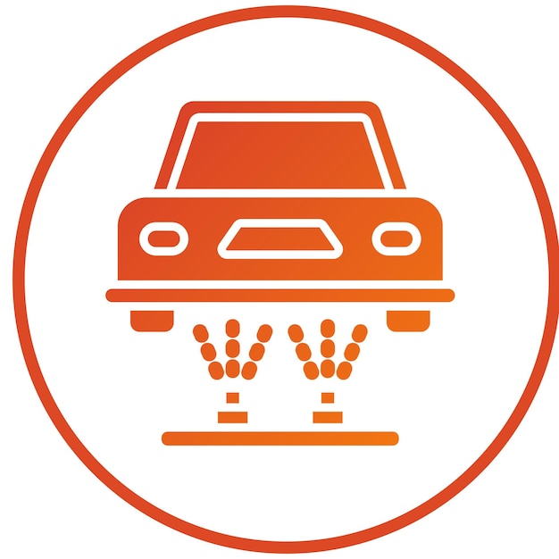 Diseño vectorial del tren de aterrizaje Estilo del icono de color