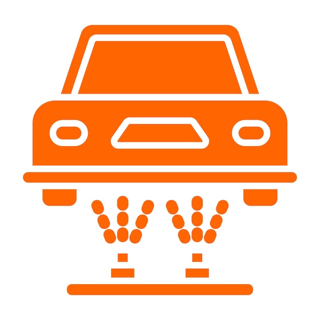 Diseño vectorial del tren de aterrizaje Estilo del icono de color