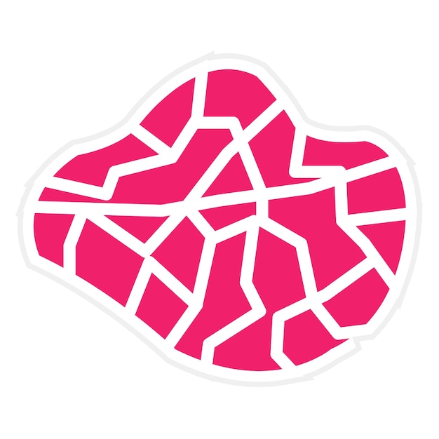 Diseño vectorial de la trufa Estilo del icono de trance