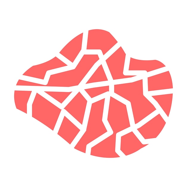 Diseño vectorial de la trufa Estilo del icono de trance