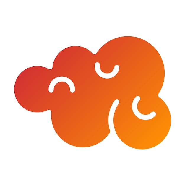 Diseño vectorial de la trufa Tango Estilo del icono
