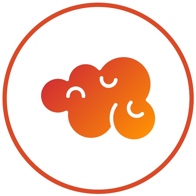 Diseño vectorial de la trufa Tango Estilo del icono