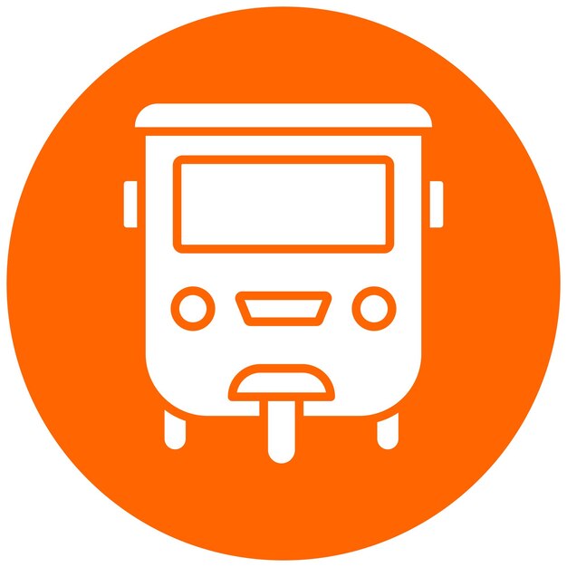 Diseño vectorial Tuk Tuk Estilo de icono