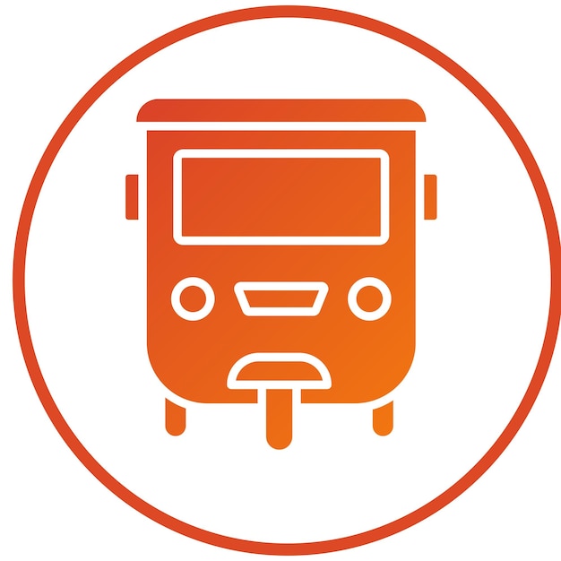 Diseño vectorial Tuk Tuk Estilo de icono