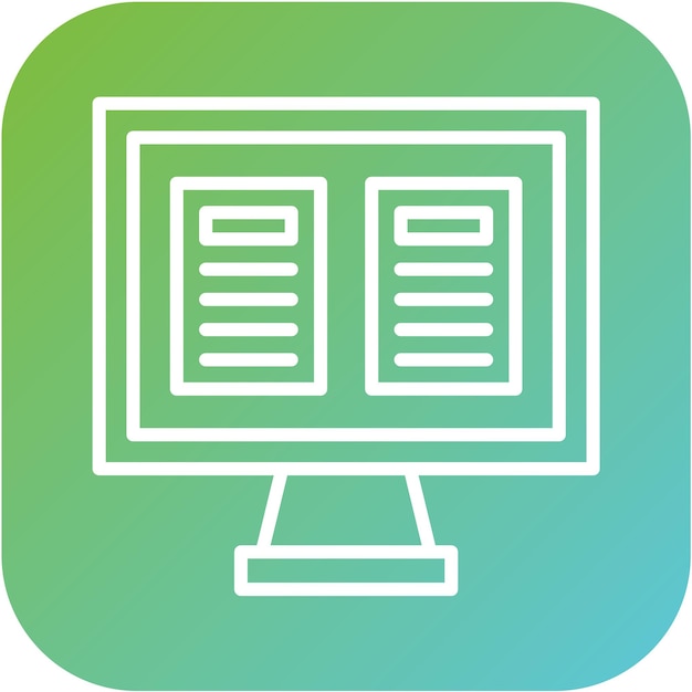 Diseño vectorial Ui Diseño de estilo de icono