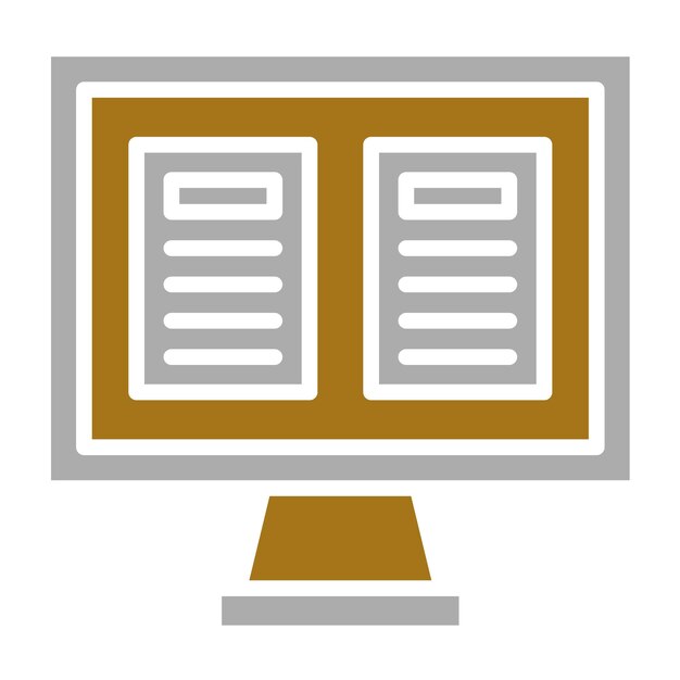Diseño vectorial Ui Diseño de estilo de icono