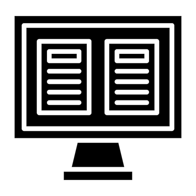 Diseño vectorial Ui Diseño de estilo de icono