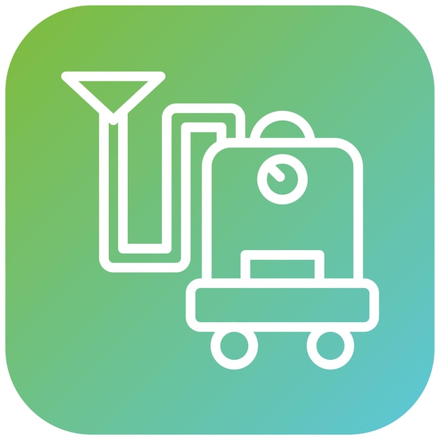 Diseño vectorial de vacío húmedo y seco Estilo del icono