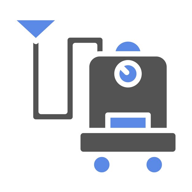 Diseño vectorial de vacío húmedo y seco Estilo del icono