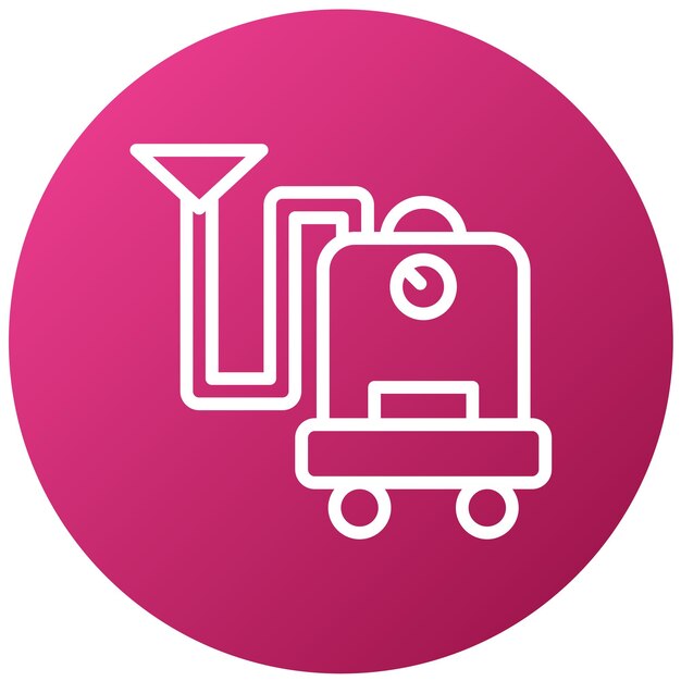 Diseño vectorial de vacío húmedo y seco Estilo del icono