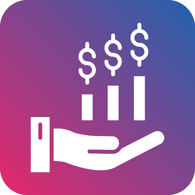Diseño vectorial Valor justo de mercado Estilo del icono