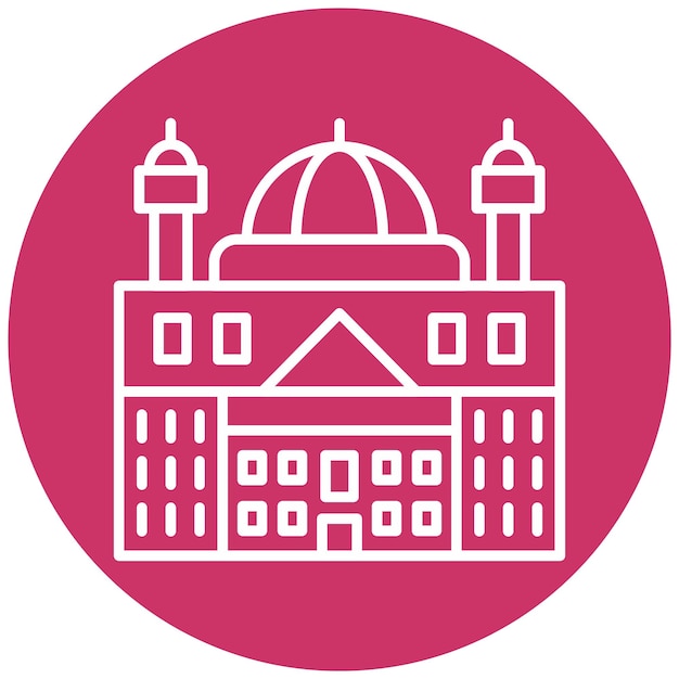 Diseño vectorial Vaticano Estilo de icono