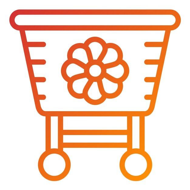 El diseño vectorial se ve de moda El estilo del icono