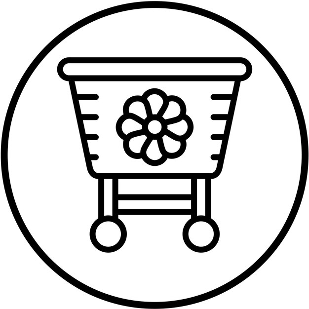 El diseño vectorial se ve de moda El estilo del icono