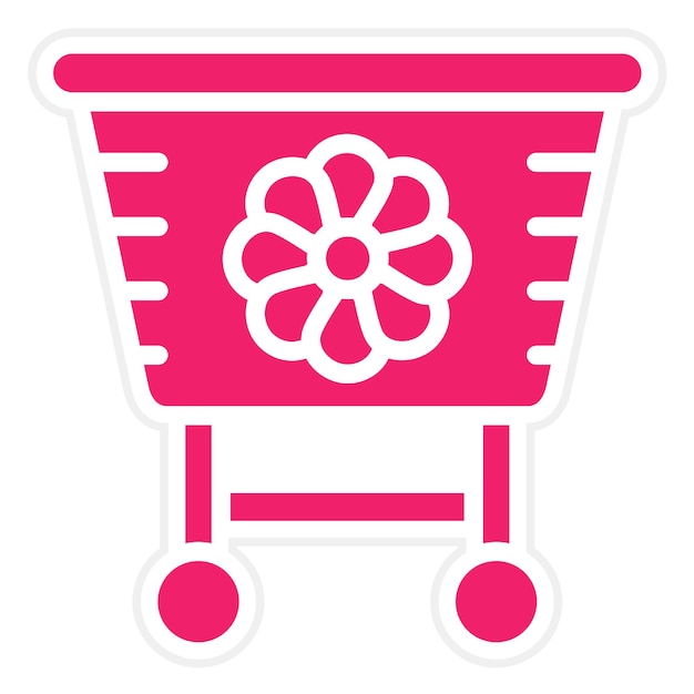 El diseño vectorial se ve de moda El estilo del icono
