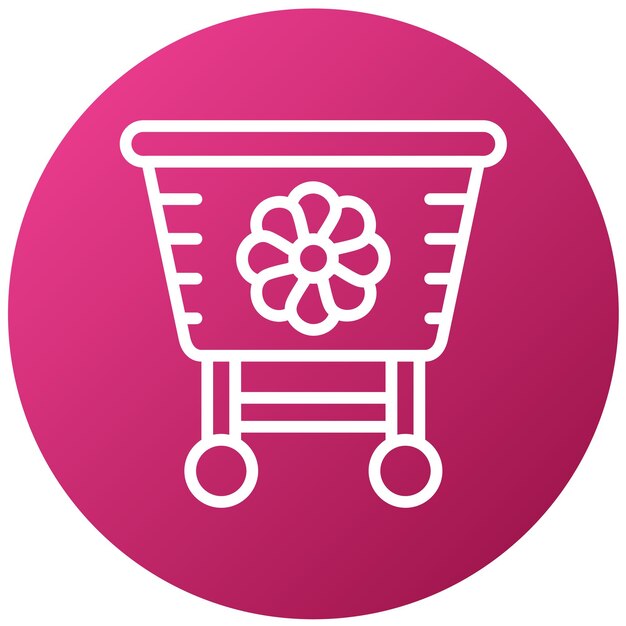 El diseño vectorial se ve de moda El estilo del icono