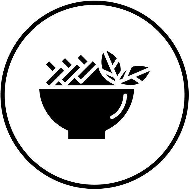 Diseño vectorial Veggie Medley Estilo de icono