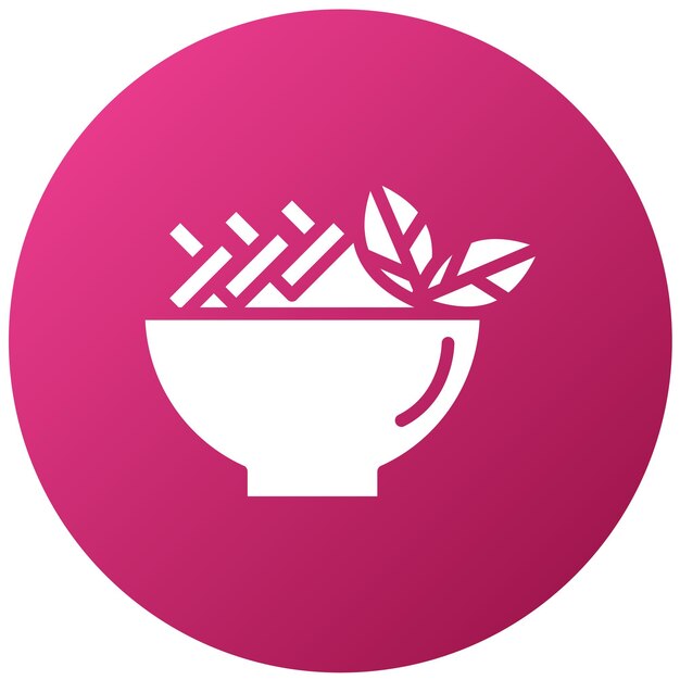 Diseño vectorial Veggie Medley Estilo de icono