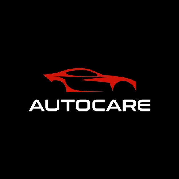 Diseño vectorial de vehículos para el logotipo de un concesionario de automóviles o taller