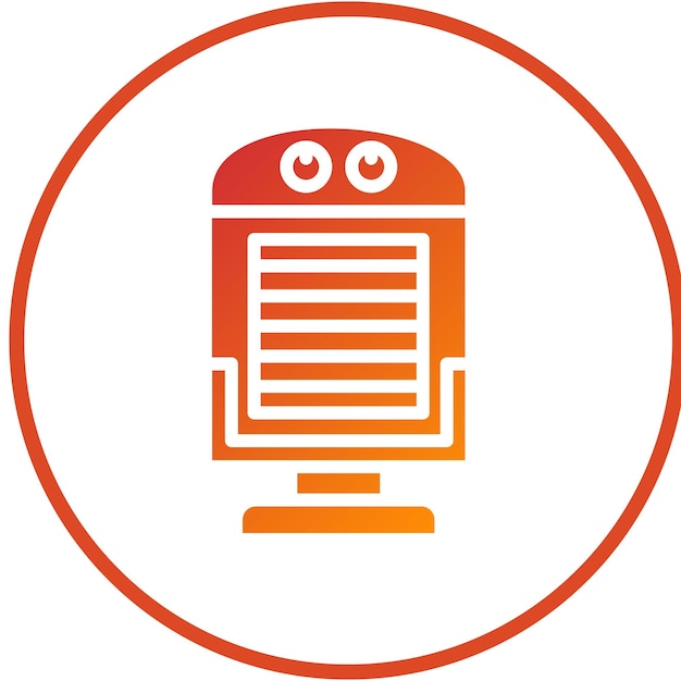 Diseño vectorial Ventilador de torre Estilo de icono