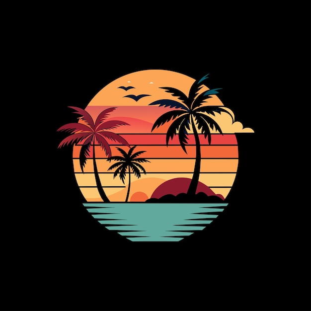 Diseño vectorial de verano