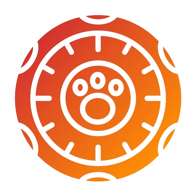 Diseño vectorial Vet Horas Estilo del icono