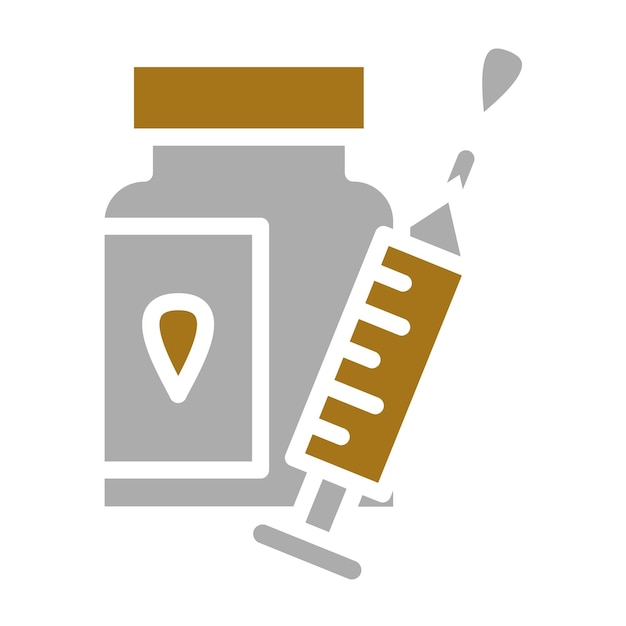 Diseño vectorial de viales Estilo del icono