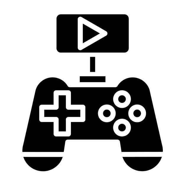 Diseño vectorial de videojuegos Estilo de icono