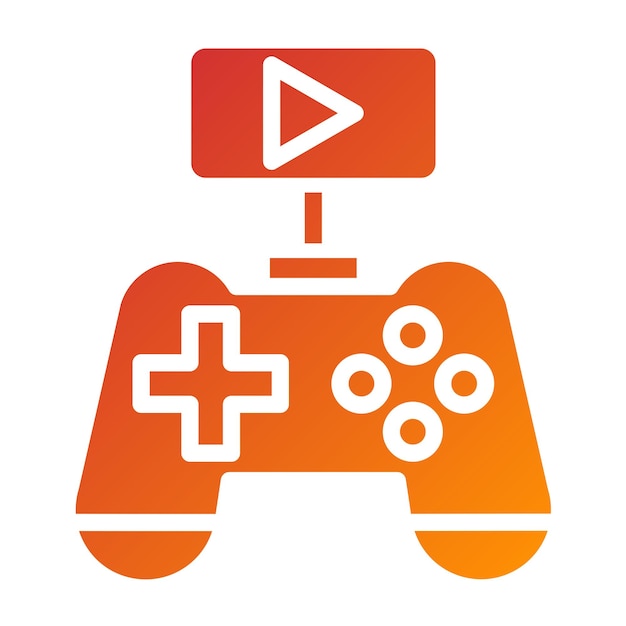 Diseño vectorial de videojuegos Estilo de icono