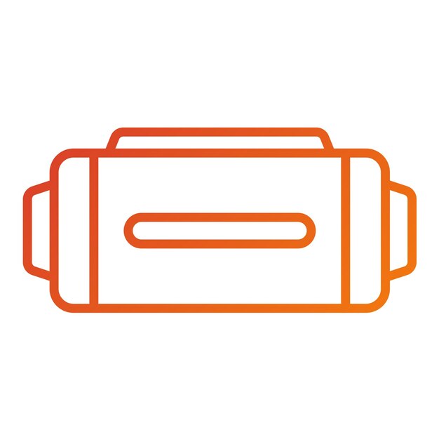 Diseño vectorial Vr estilo de icono de gafas