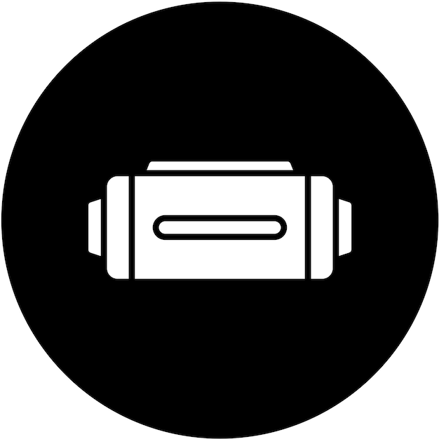 Diseño vectorial Vr estilo de icono de gafas