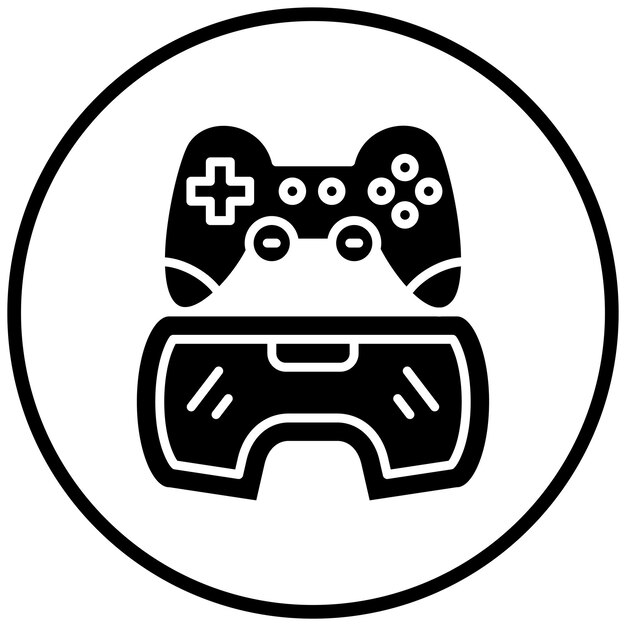 Diseño vectorial Vr Estilo de icono de juego