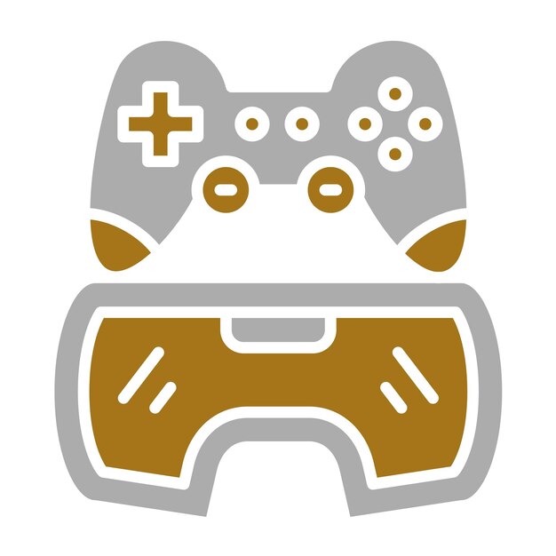 Diseño vectorial Vr Estilo de icono de juego