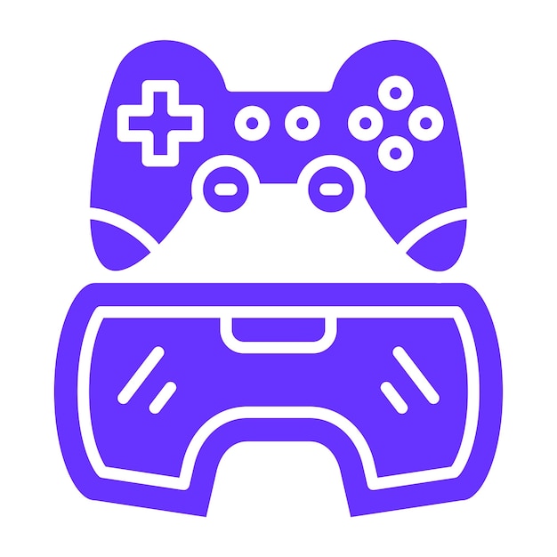 Diseño vectorial Vr Estilo de icono de juego