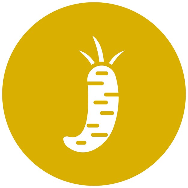 Diseño vectorial Wasabi Estilo de icono maravilloso