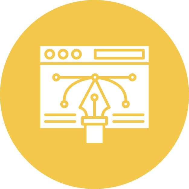 Diseño vectorial de la web Estilo de ilustración vectorial
