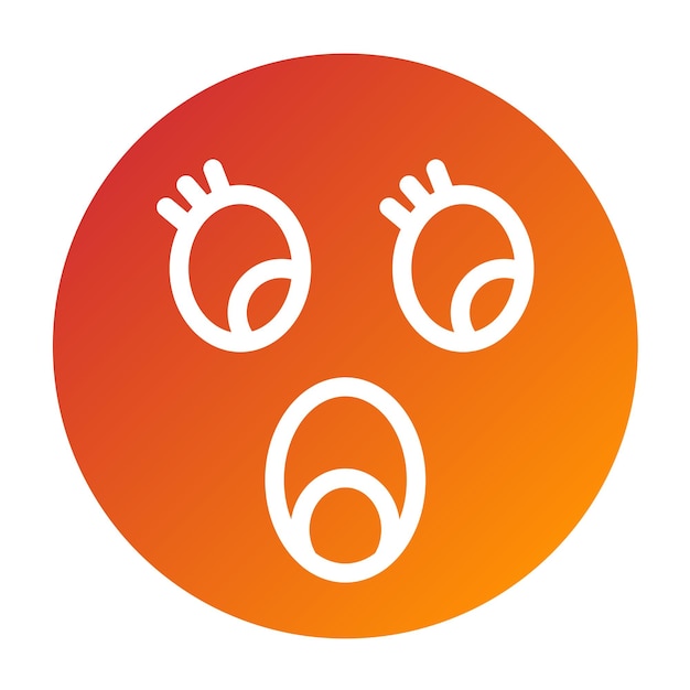 Diseño vectorial Wow Estilo del icono