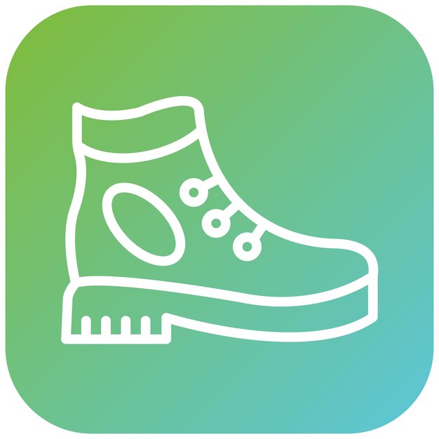 Diseño vectorial de zapatillas de nieve Estilo de icono